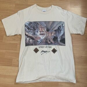 Vintage Single Stitch Anvil Spirit of Fire Tee